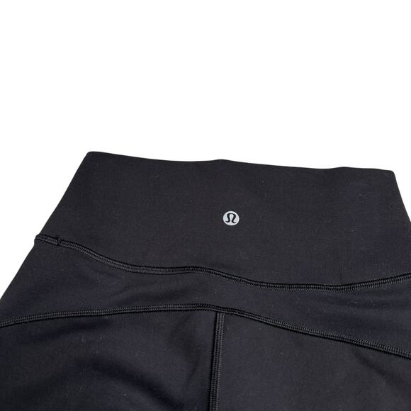 LULULEMON In Movement Crop Everlux 19" Black Cropped Leggings Women's Size 4 - Picture 6 of 9